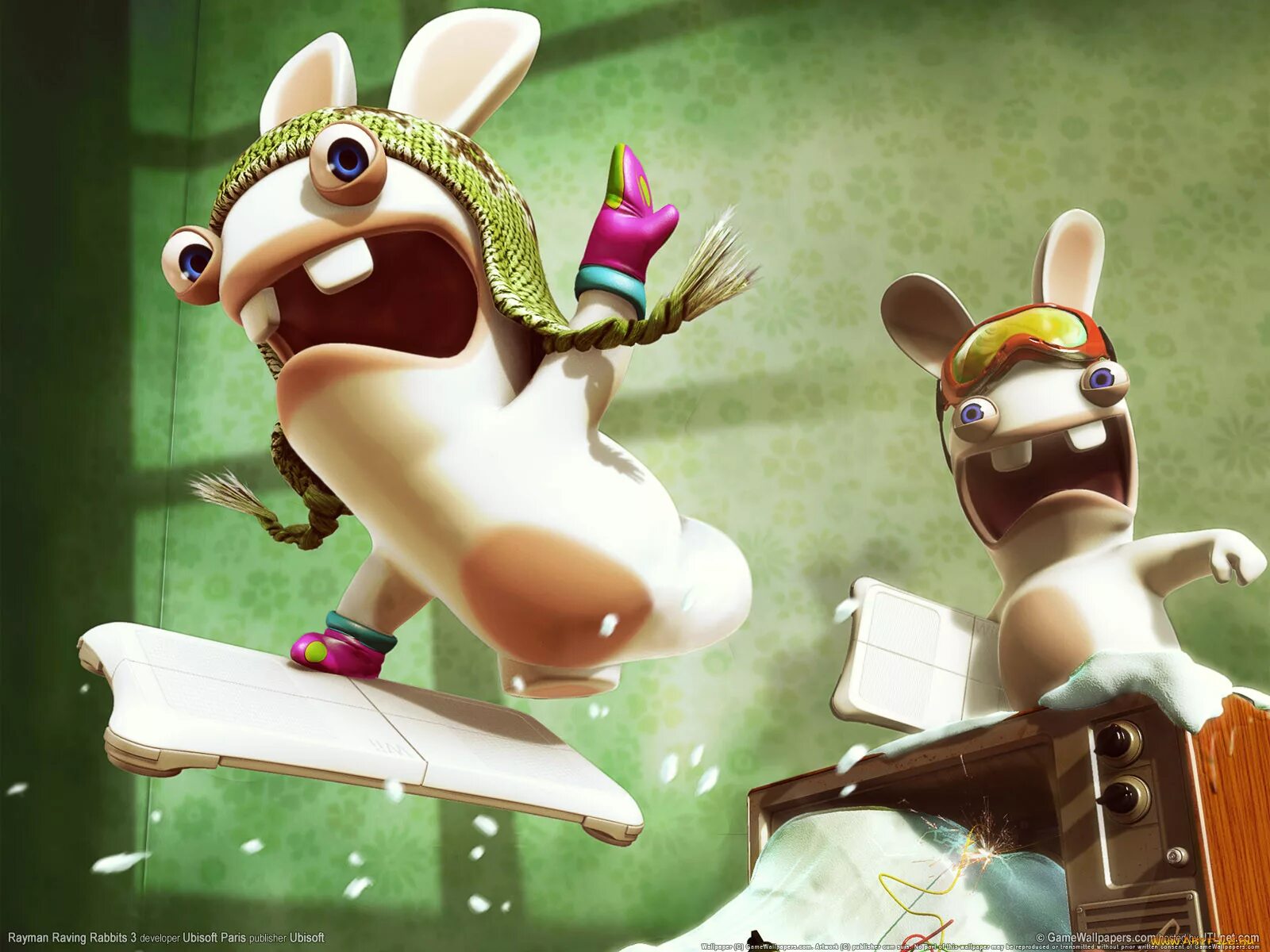 Rayman rabbits игра. Юбисофт и бешеные кролики. Рейман реббитс. Rayman rabbits. Rabbids invasion.