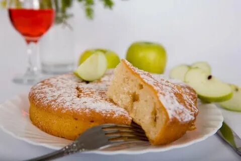 Шарлотка с яблоками рецепт 1 стакан