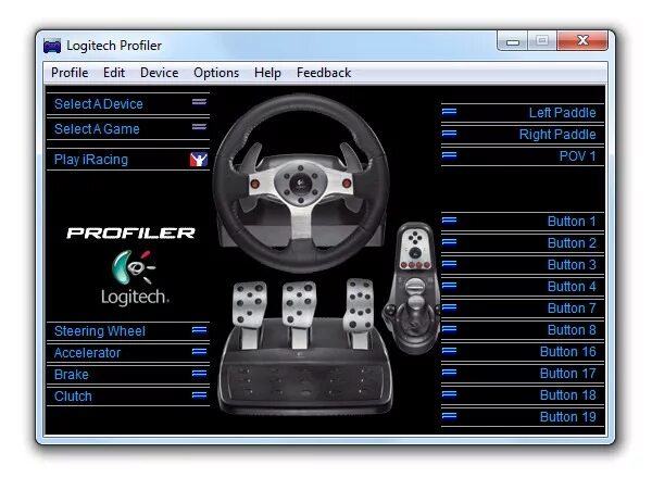 Как проверить руль и педали на компьютере. Руль logitech g25 racing wheel. logitech g27 софт. logitech profiler руль g27. logitech g27 кнопки.