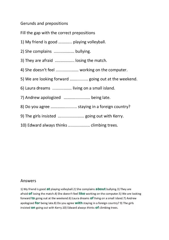 Gerund в английском упражнения. Герундий и инфинитив упражнения. Gerund Infinitive Worksheets. Gerund after verbs with prepositions exercises. Complete the sentences using gerunds