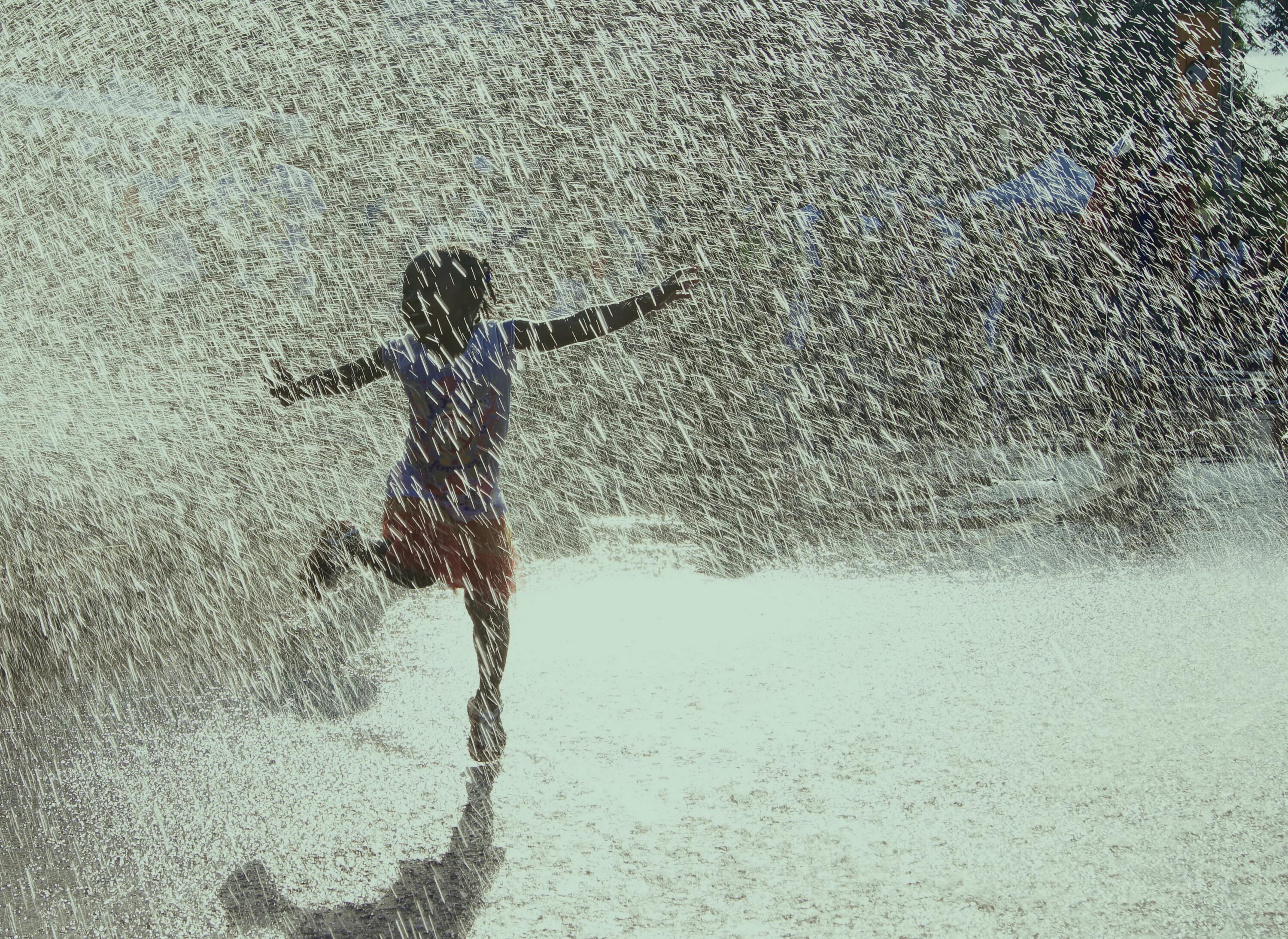 I was dancing in the rain