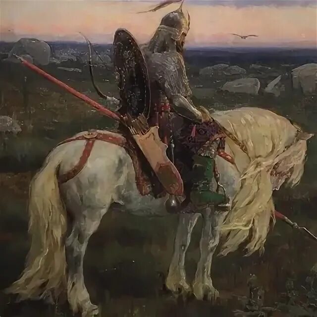 Васнецов богатырь на коне