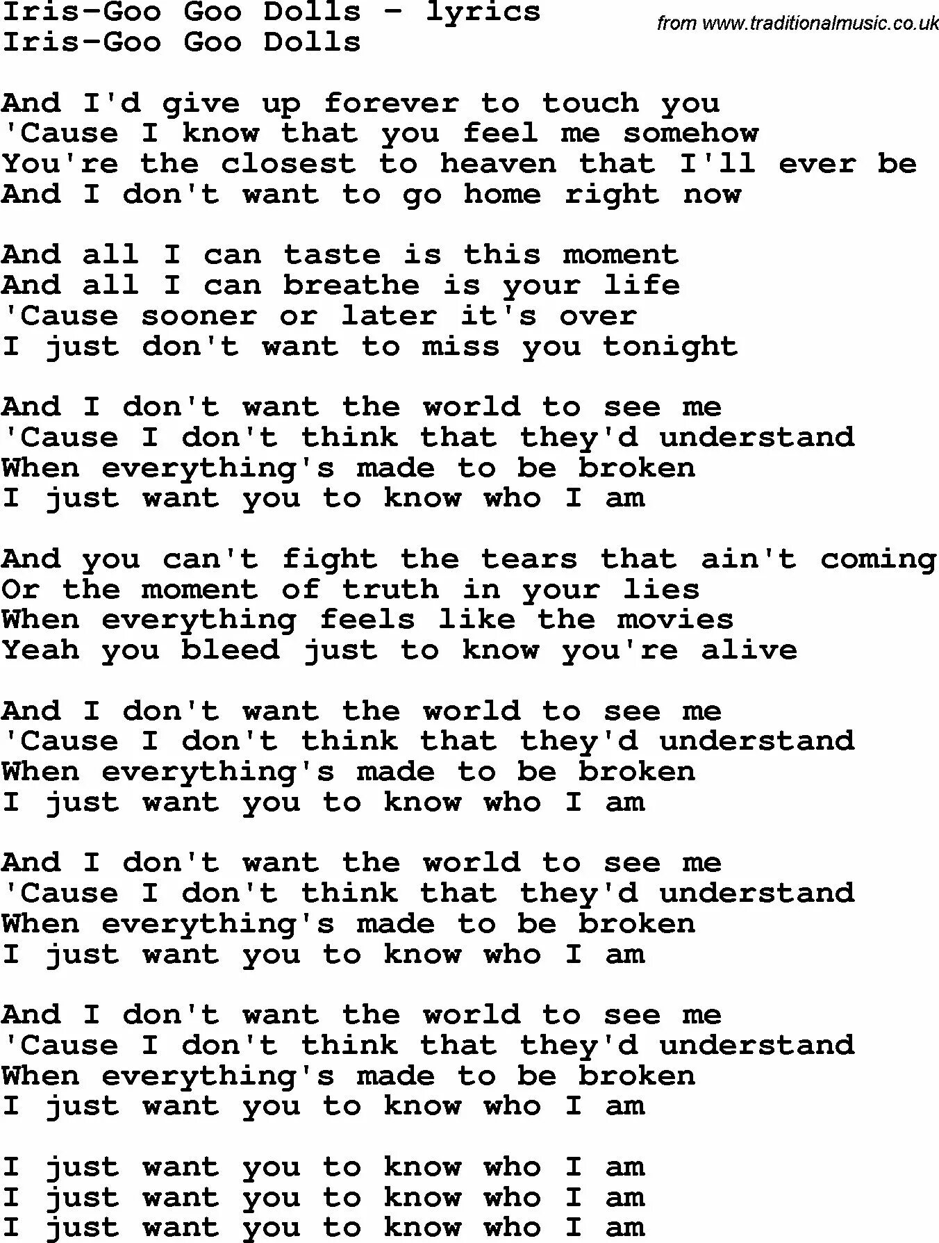 Goo goo dolls iris. Goo goo dolls iris текст. Iris перевод песни. Iris перевод песни. Песня iris goo goo dolls.