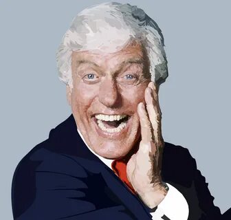 Illustrator Pen tool portrait Dick Van Dyke.