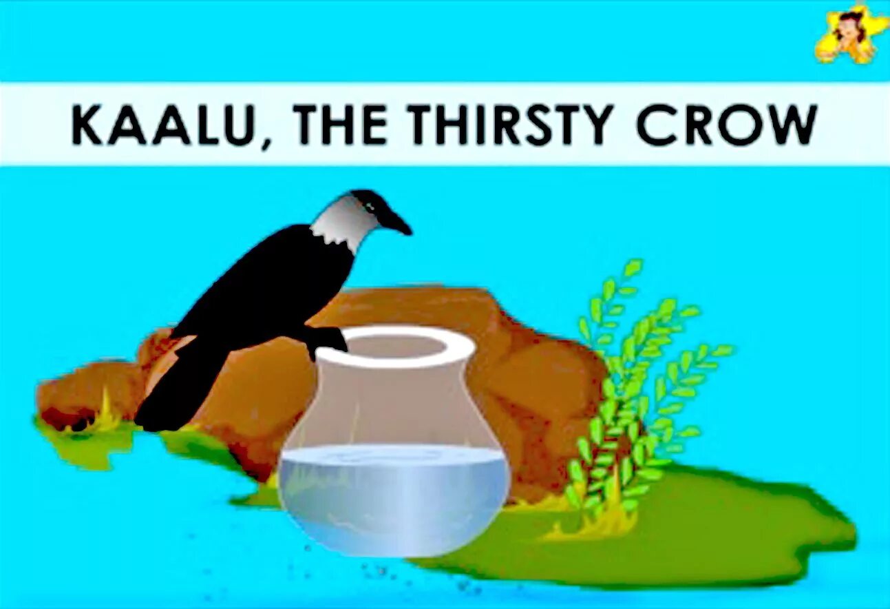 The thirsty Crow. Short stories thirsty Crow. Thirsty картинка для детей. The thirsty Crow text for Kids in English. Is was very thirsty