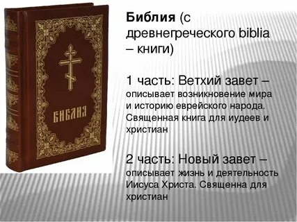 Слово библия означает книга