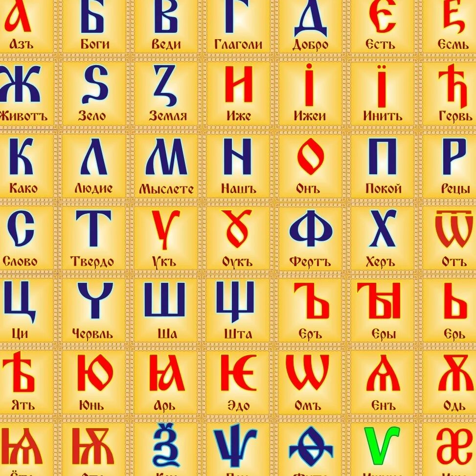 Славянская буквица 49 буквы. Славянская письменность буквица. Буквица Славянская Азбука. Славяно Арийская буквица. Старославянская письменность буквица.