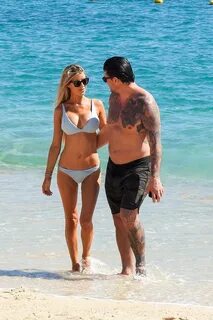 Christina Haack (Christina Anstead) - Spotted at the beach in Cabo San Luca...