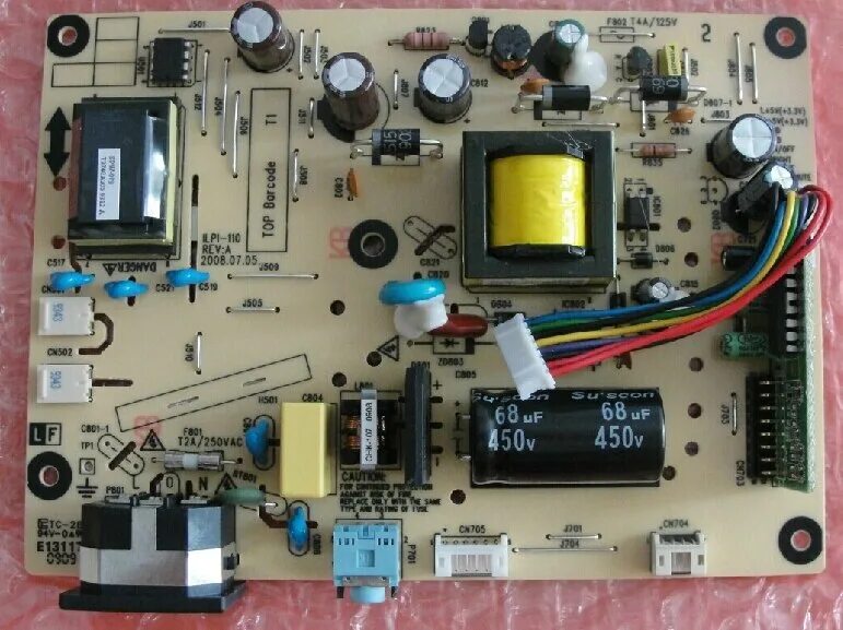 Блок питания монитора viewsonic. Ilpi-110 rev:a. tc-2b e131175. viewsonic va1913. e131175 tc-2b 94v-0.