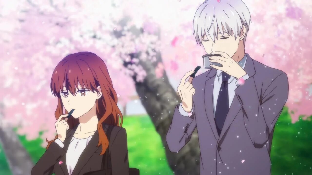 Ледяной парень и крутая женщина. The ice guy and his cool female colleague аниме. koori zokusei danshi to cool na douryou joshi аниме. аниме ледяной парень и классная девушка. ледяной парень и классная девушка-коллега аниме.