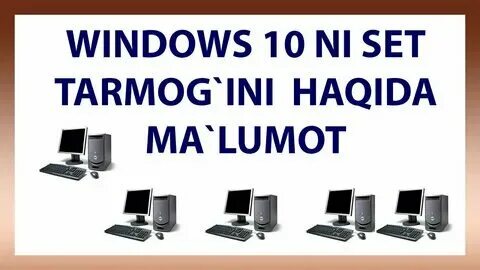 Informatika malumotlar. Informatika malumotlar