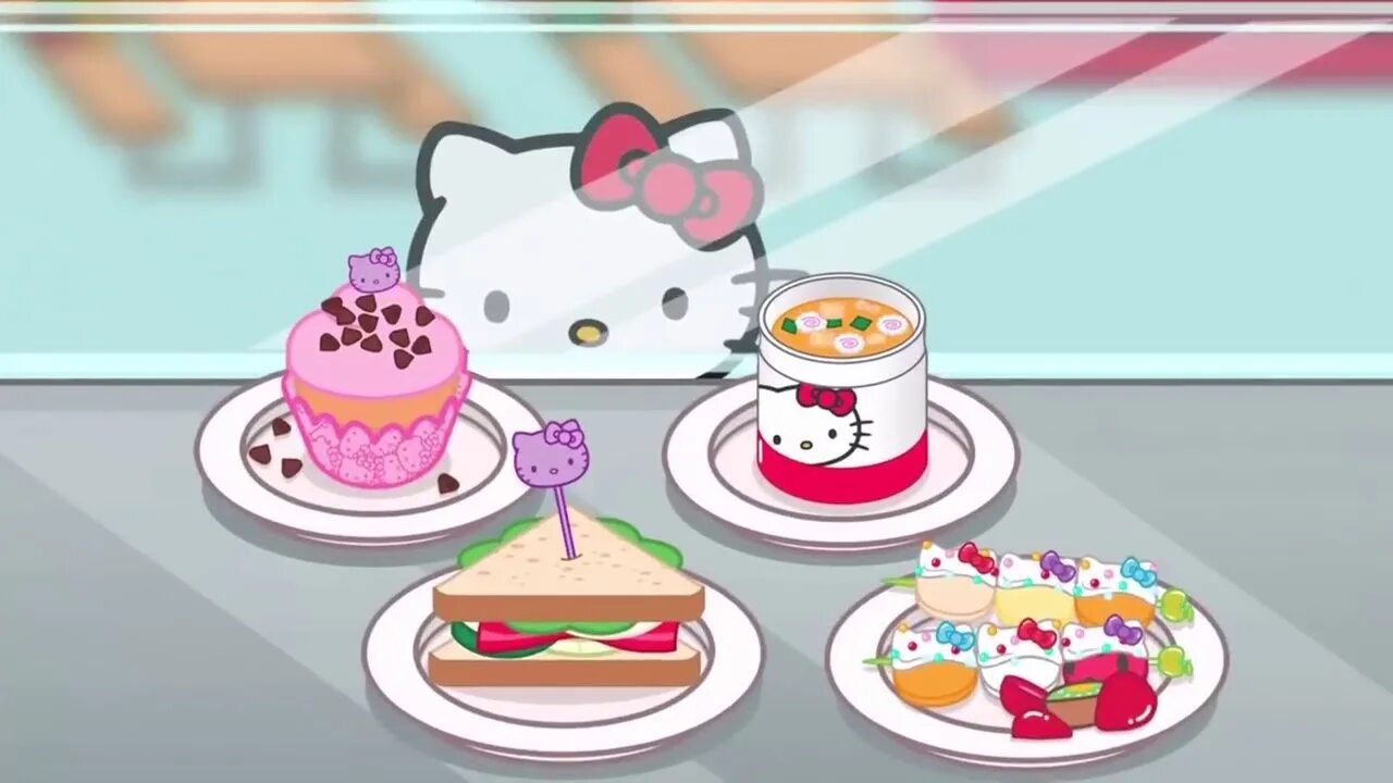 Еду хеллоу. Хелло Китти еда. Бумажная еда hello Kitty. Еда Хэллоу Китти. Еда для Хеллоу Китти.