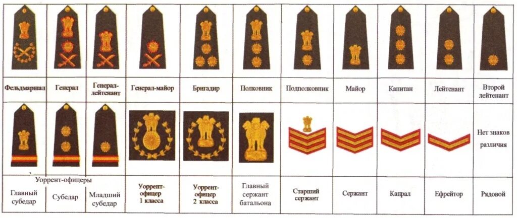 Военные звания в Индии. Звания в Российской армии 2023. Звания в индийской армии. Воинские звания и знаки различия Российской армии. Воинские звания знаки различия военнослужащих