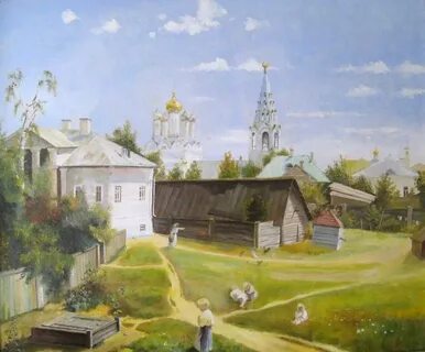 Поленов московский дворик жанр картины