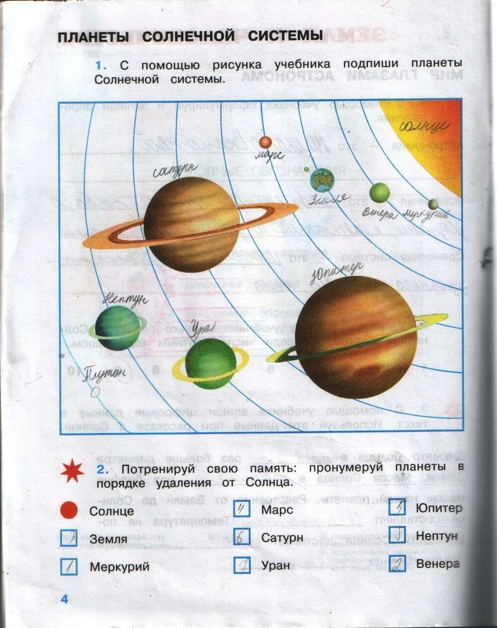 Задания по окружающему миру 4 класс. Окружающий мир 4 класс задания. Задания по окружающему мир 4 класс. Задание про планеты 4 класс.
