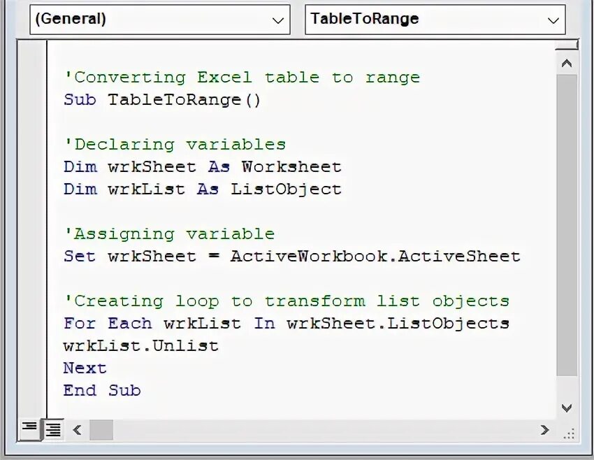 Listobjects vba. Listobjects vba