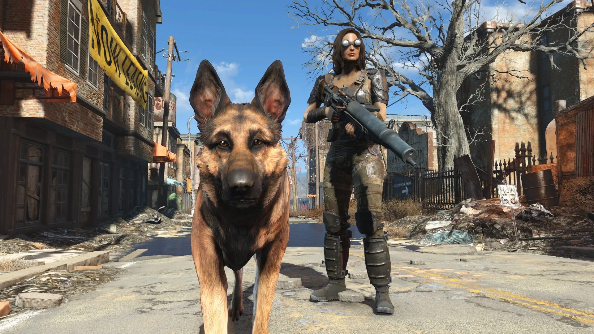 Скрытые fallout 4. Фоллаут 4 пес. fallout 4 псина. fallout 4 собака.