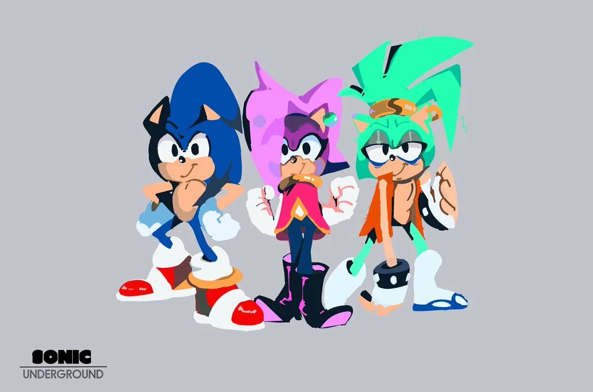 Соник андеграунд. Мультсериала Sonic Underground..