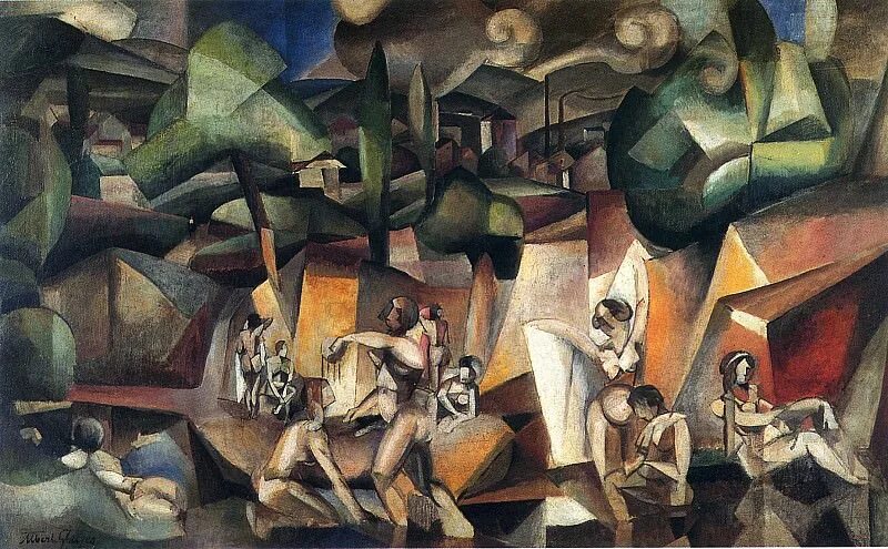 Альбер Глез cubisme. Альбер Глез (Albert Gleizes). Альбер Глез les Baigneuses. Аналитический кубизм Альбер Глез. Даны три изображения произведений искусства