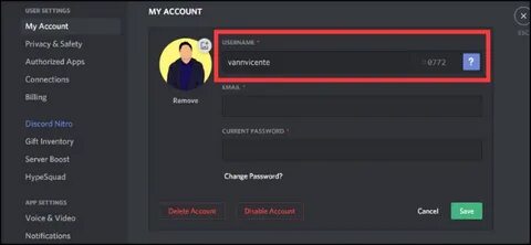 Отображаемое имя дискорд