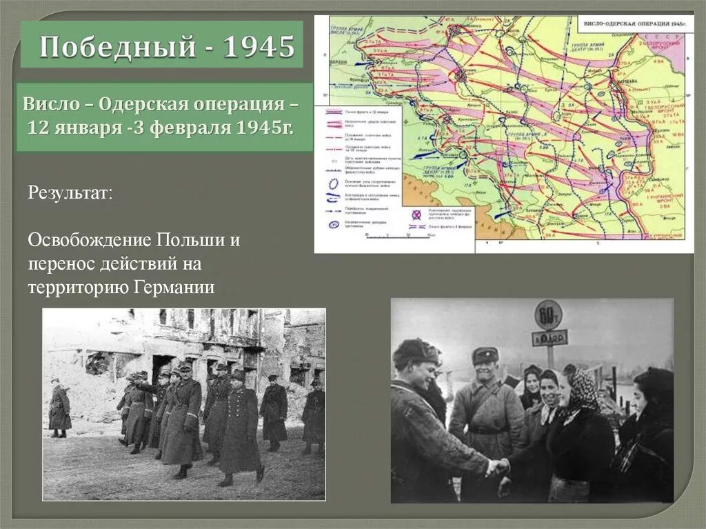 Висло Одерская операция освобождение Польши. Висло-Одерская наступательная операция 12 января 3 февраля 1945 г. Карта Висло-Одерской операции 1945. Висло Одерская операция 1945. Операция багратион висло одерская операция