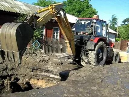 Экскаватор как капать