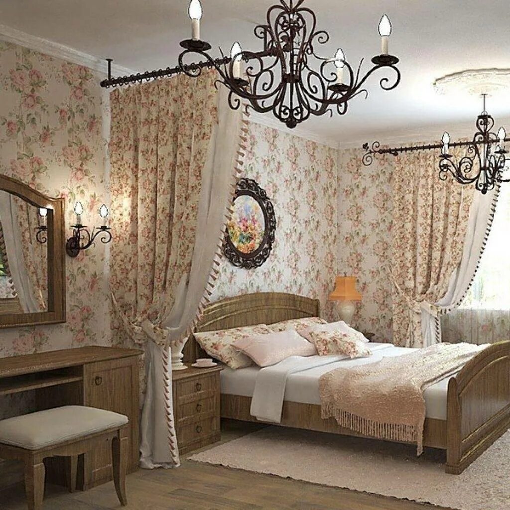 Как оформить спальню фото