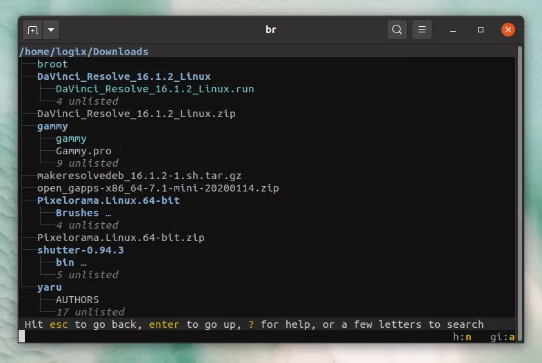 Навигация linux