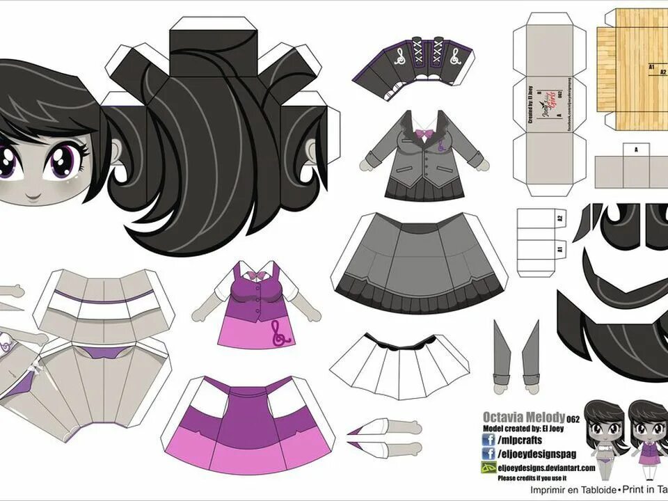 Как сделать из бумаги девочку. Паперкрафт eljoeydesigns. эквестрия герлз куклы из бумаги. бумажные фигурки для девочек. фигурки из бумаги для девочек.