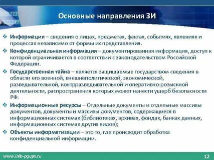 Лицах предметах фактах