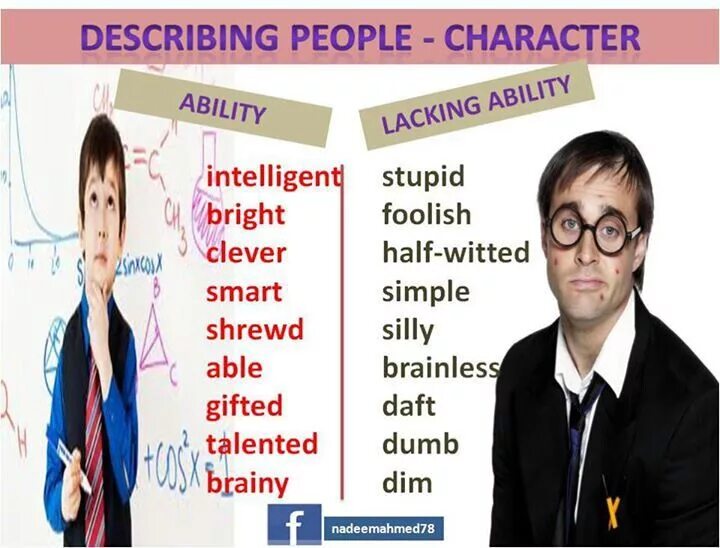 People's characteristics