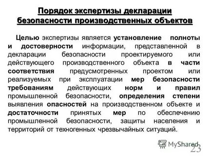 Экспертиза декларации