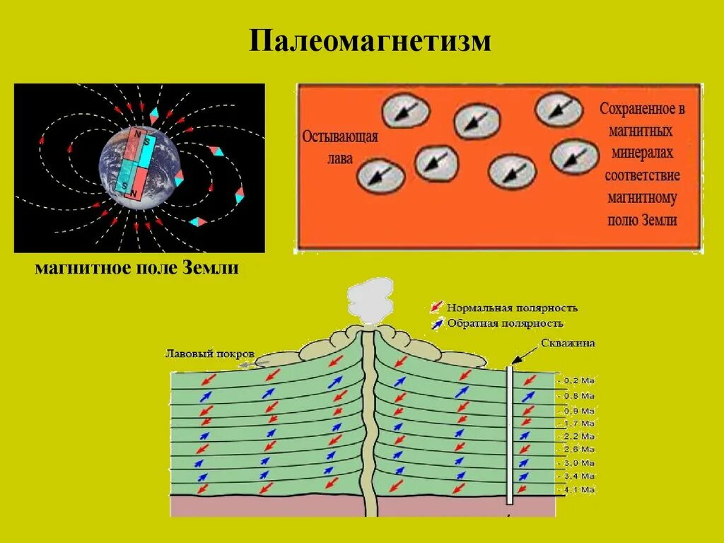 Вертикальное и горизонтальное поле земли