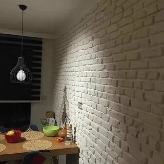 Кухня стены кирпич декоративный