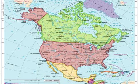 Страны северной америки на политической карте Vega-Gaming.ru