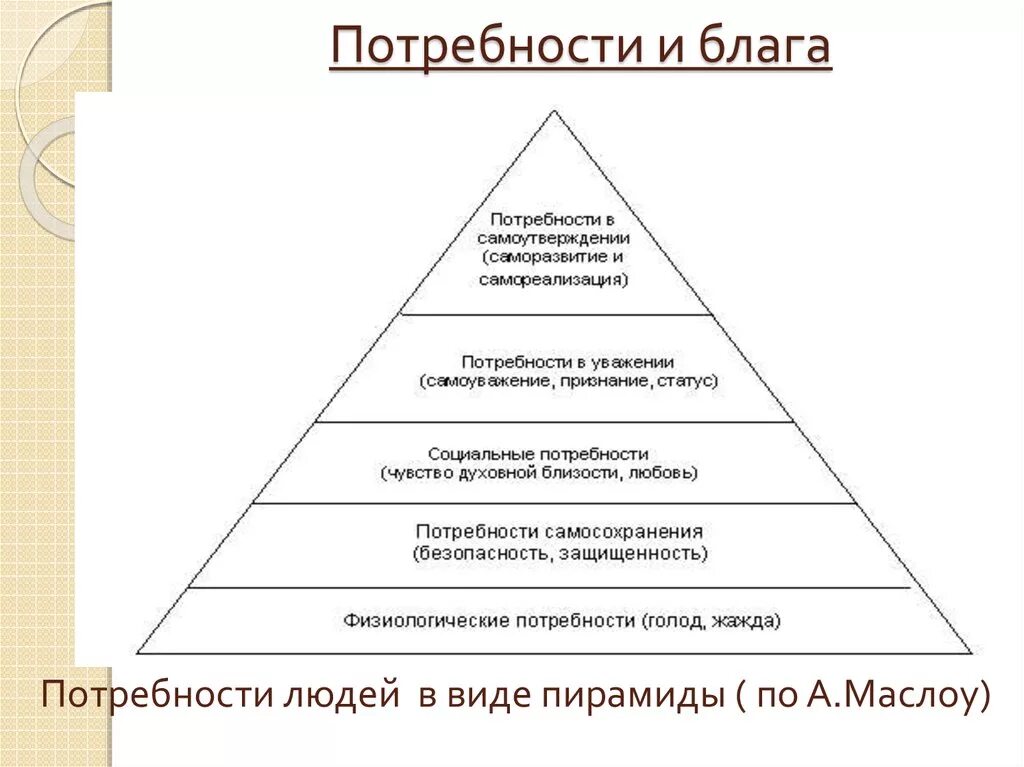 Экономические блага способные удовлетворить социальные потребности