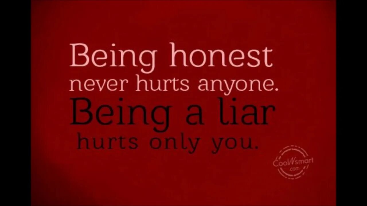 Honest. Truthfulness - честность. Truth law. Honest and lies. Perfect lies.