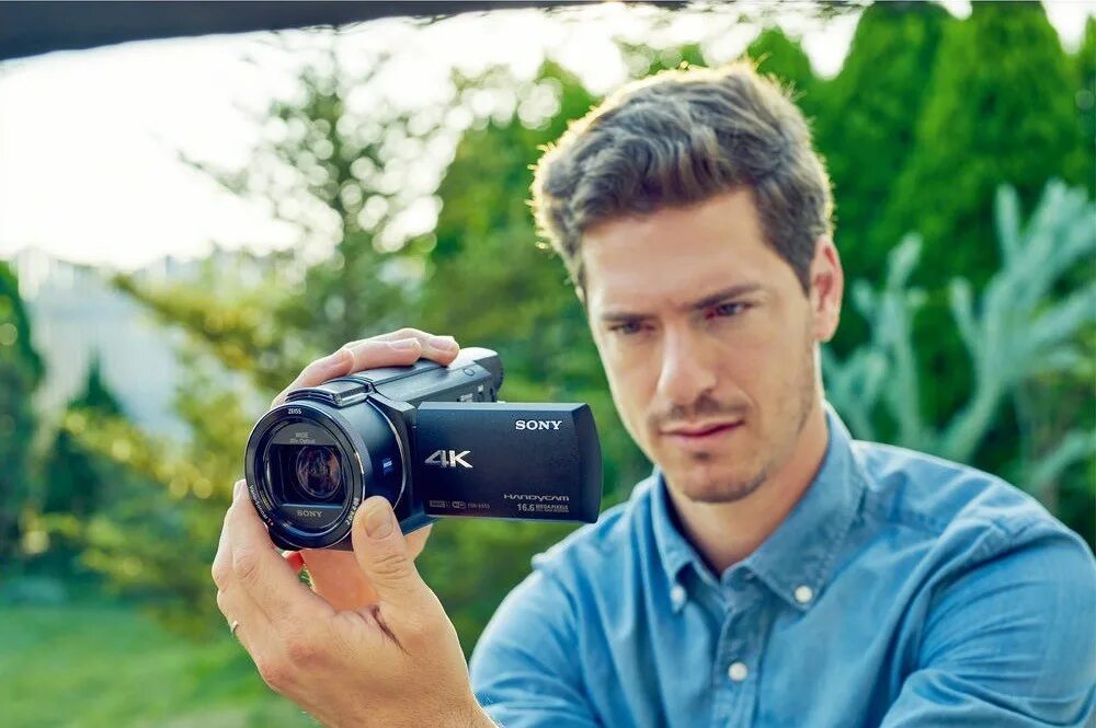 I bought a new camcorder yesterday
