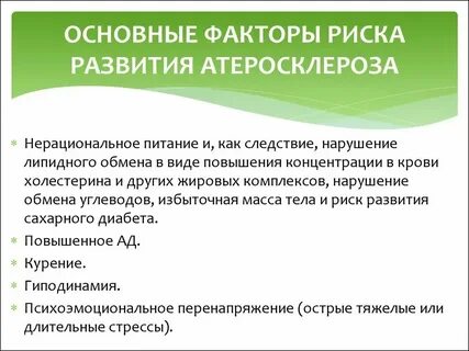 Нерациональное питание является основным фактором риска развития