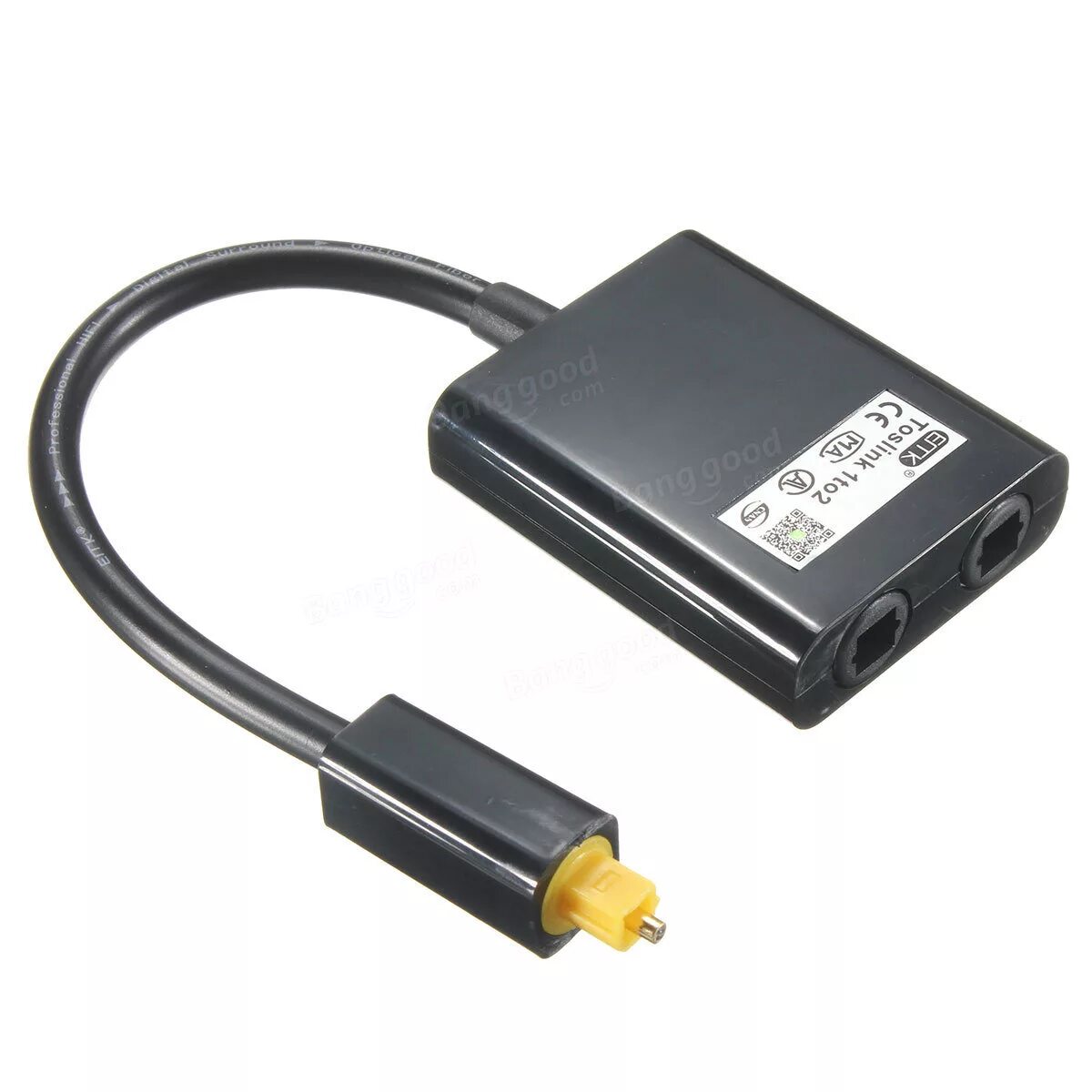 Audio splitter. Адаптер оптического кабеля toslink 1:2. цифровой волоконно оптический audio splitter. цифровой оптический аудио сплиттер разветвитель. разветвитель toslink.