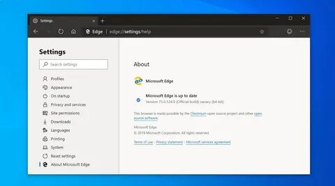 Edge setup