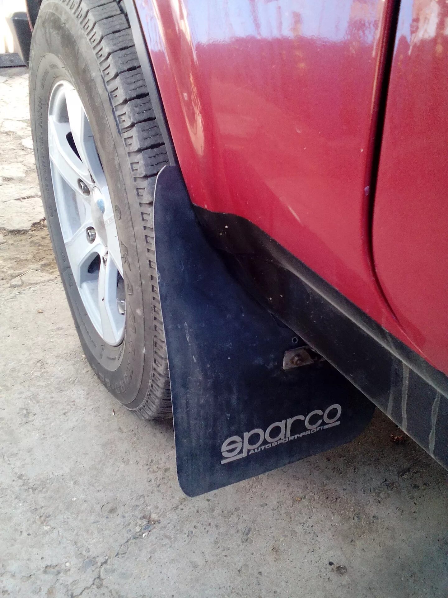 Брызговики SPARCO. Или чистые борта. - Lada 4x4 3D, 1,7 л, 2001 года стайлинг DR