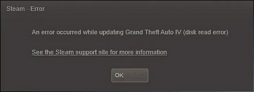 Error write failed