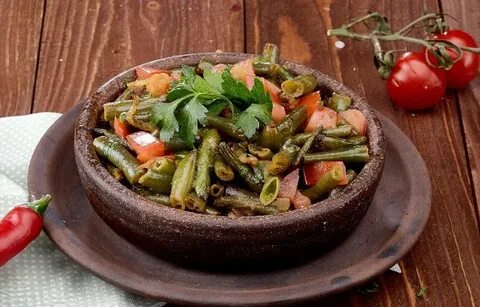 Спаржевая фасоль по грузински