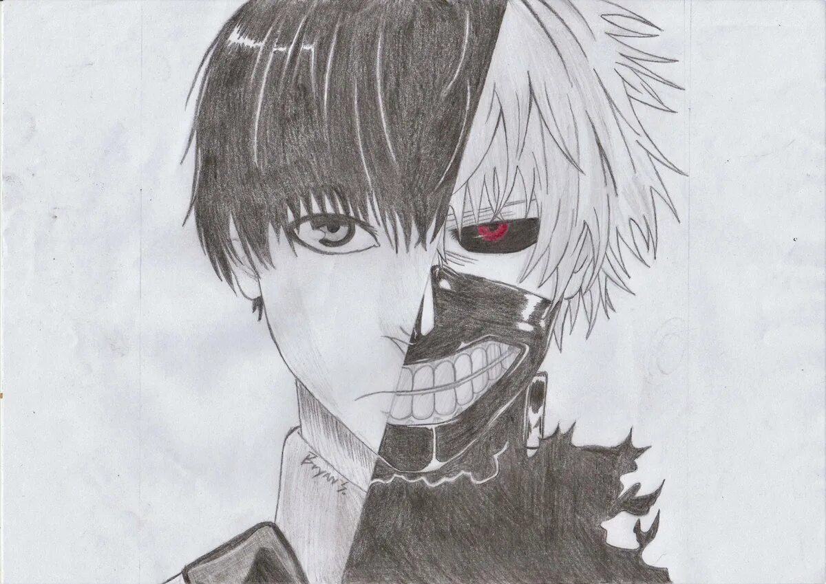 Маска канеки кена рисунок. Канеки кен контур. Канеки кен для срисовки. Аниме канеки кен для срисовки. Гуль легко.