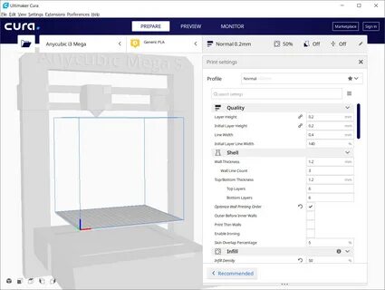 Настройка anycubic mono