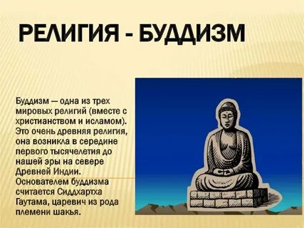 Буддизм сообщение