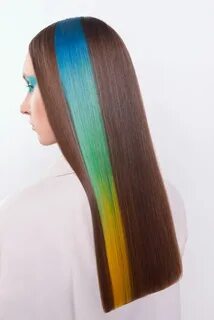 листе окрашивание волос