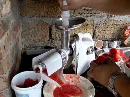 Отжим сока мясорубкой