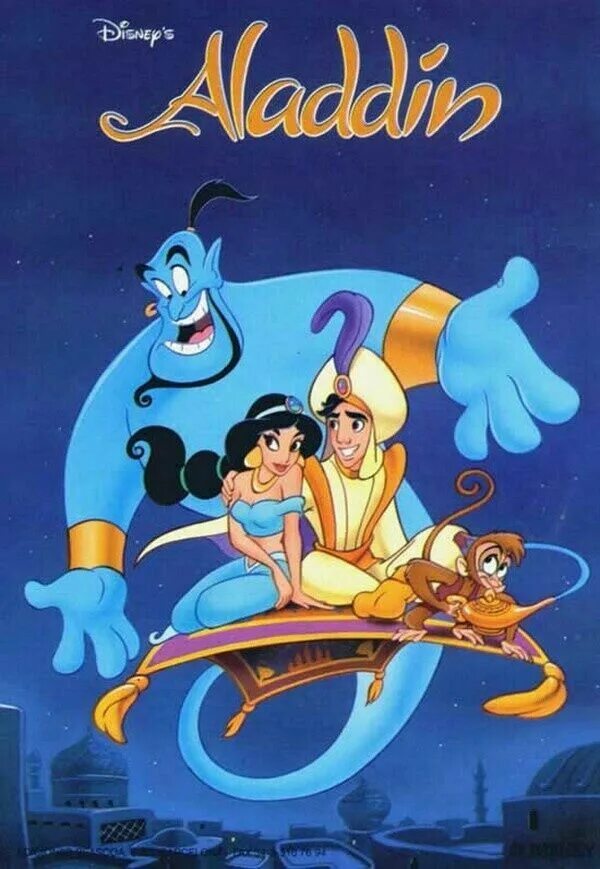 Aladdin rd ru. Уолт Дисней Аладдин 1992.